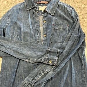 Jean button up
